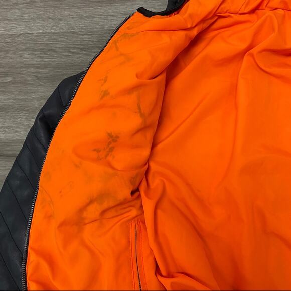 Sipos New York Hooded Leather Chelsea Bomber XS - Picture 4 of 8